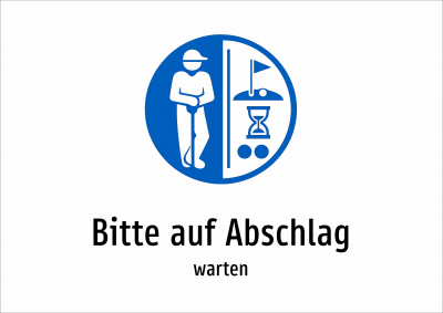 Bitte auf Abschlag - warten