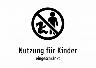 Nutzung für Kinder - eingeschränkt