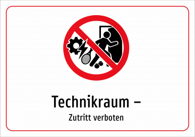 Technikraum – - Zutritt verboten