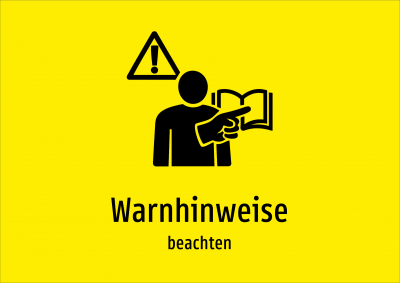 Warnhinweise - beachten