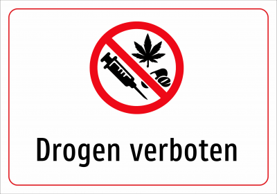 Drogen verboten