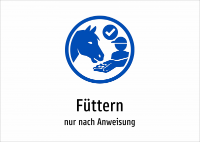 Füttern - nur nach Anweisung