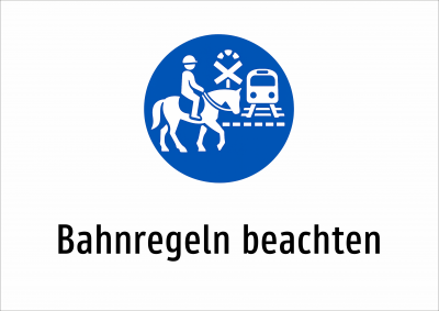 Bahnregeln beachten