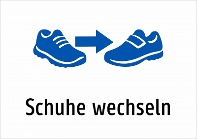 Schuhe wechseln