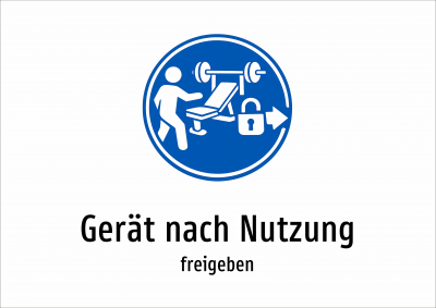 Gerät nach Nutzung - freigeben