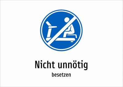 Nicht unnötig - besetzen