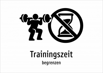 Trainingszeit - begrenzen
