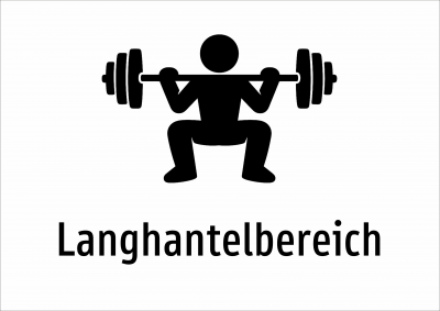 Langhantelbereich