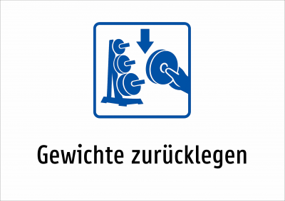 Gewichte zurücklegen