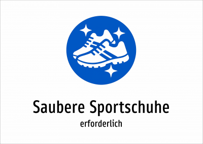 Saubere Sportschuhe - erforderlich