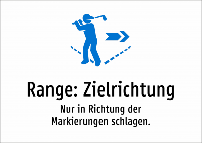 Range: Zielrichtung - Nur in Richtung der Markierungen schlagen.