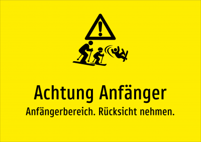 Achtung Anfänger - Anfängerbereich. Rücksicht nehmen.