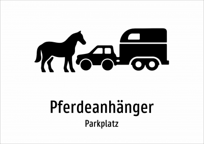 Pferdeanhänger - Parkplatz