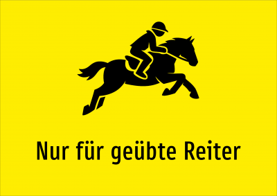 Nur für geübte Reiter