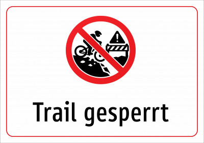 Trail gesperrt