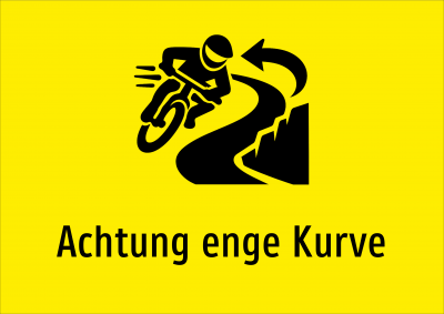 Achtung enge Kurve