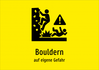 Bouldern - auf eigene Gefahr