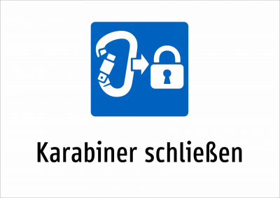 Karabiner schließen