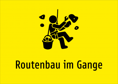 Routenbau im Gange