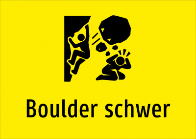 Boulder schwer