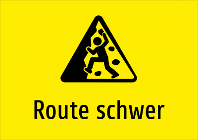 Route schwer