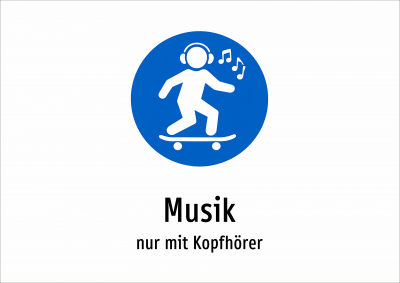 Musik - nur mit Kopfhörer