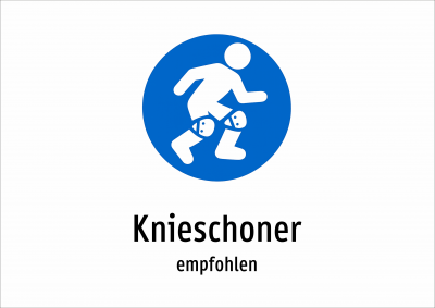 Knieschoner - empfohlen