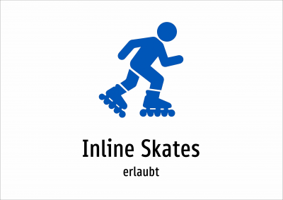 Inline Skates - erlaubt