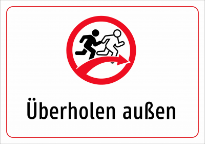 Überholen außen