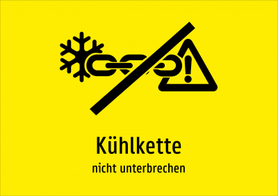 Kühlkette - nicht unterbrechen