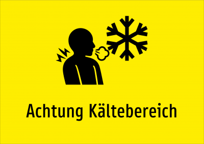 Achtung Kältebereich