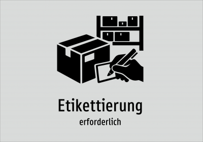 Etikettierung - erforderlich
