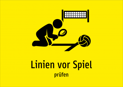 Linien vor Spiel - prüfen