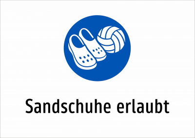 Sandschuhe erlaubt