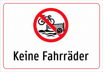 Keine Fahrräder