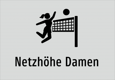 Netzhöhe Damen