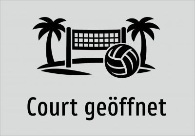 Court geöffnet