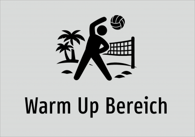 Warm Up Bereich