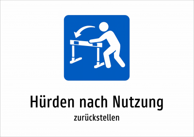 Hürden nach Nutzung - zurückstellen