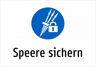 Speere sichern