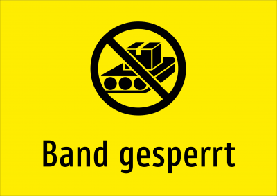 Band gesperrt