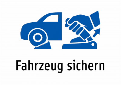 Fahrzeug sichern