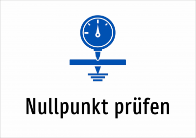 Nullpunkt prüfen
