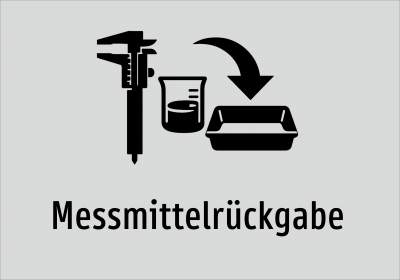 Messmittelrückgabe