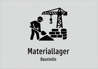 Materiallager - Baustelle
