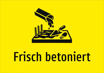 Frisch betoniert
