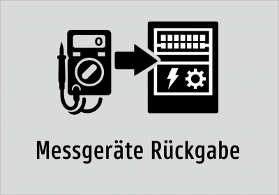 Messgeräte Rückgabe