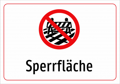 Sperrfläche