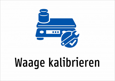 Waage kalibrieren