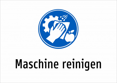 Maschine reinigen